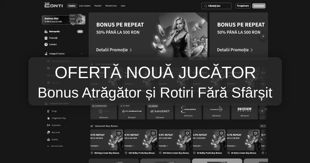 Conti Casino - Cazinou Online România